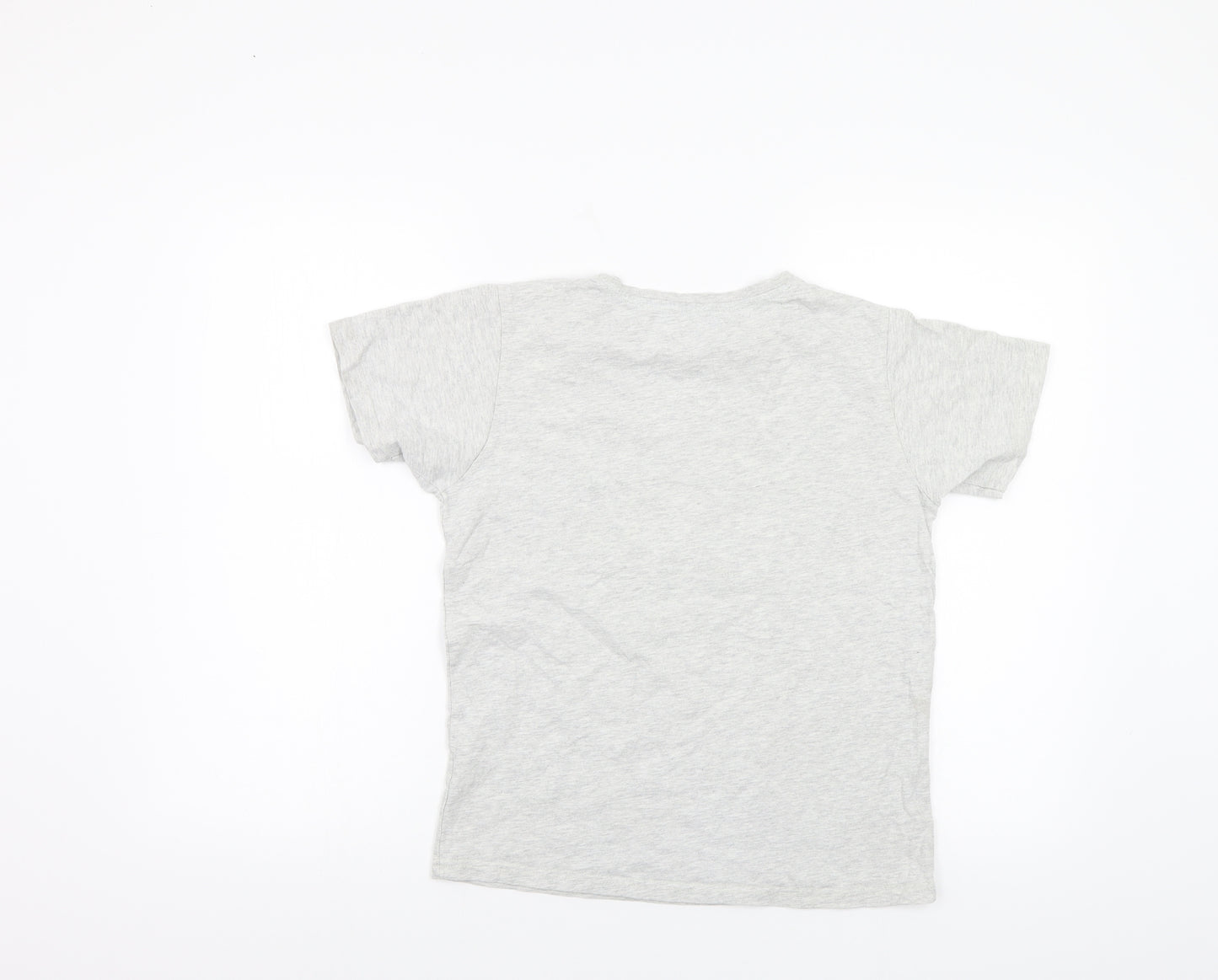 Smyx Boys Grey   Basic T-Shirt Size 14 Years