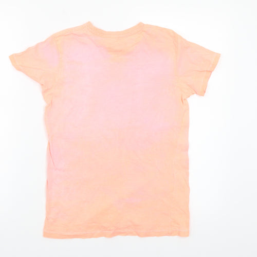 Matalan Boys Pink Batik  Basic T-Shirt Size 12 Years