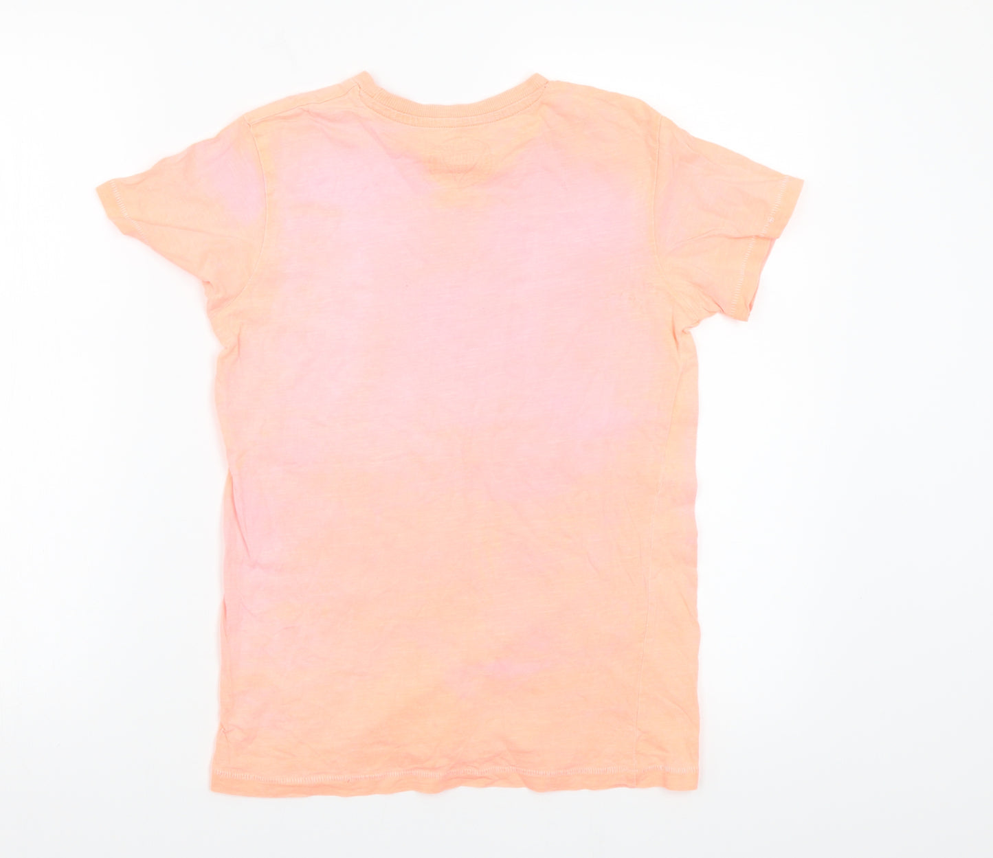 Matalan Boys Pink Batik  Basic T-Shirt Size 12 Years