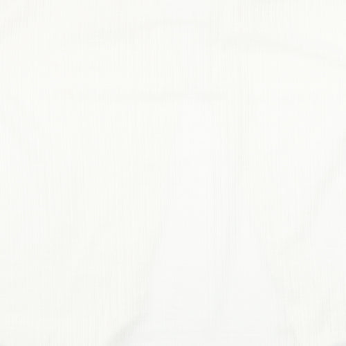 Preworn Womens White   Basic Blouse Size L