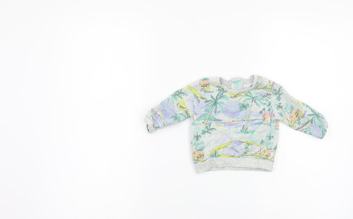 NEXT Grey Pullover Jumper Size 0-3 Months