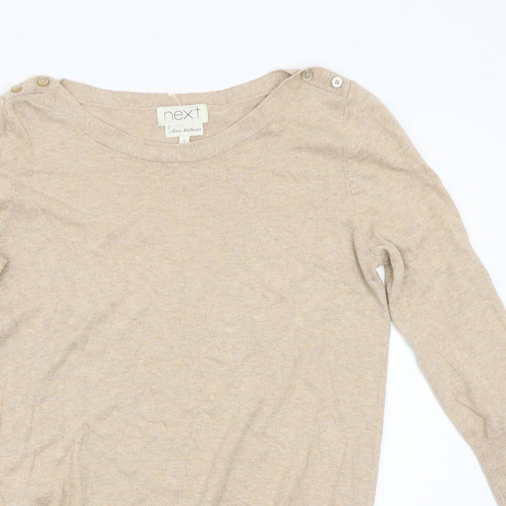 NEXT Womens Beige   Pullover Jumper Size 12