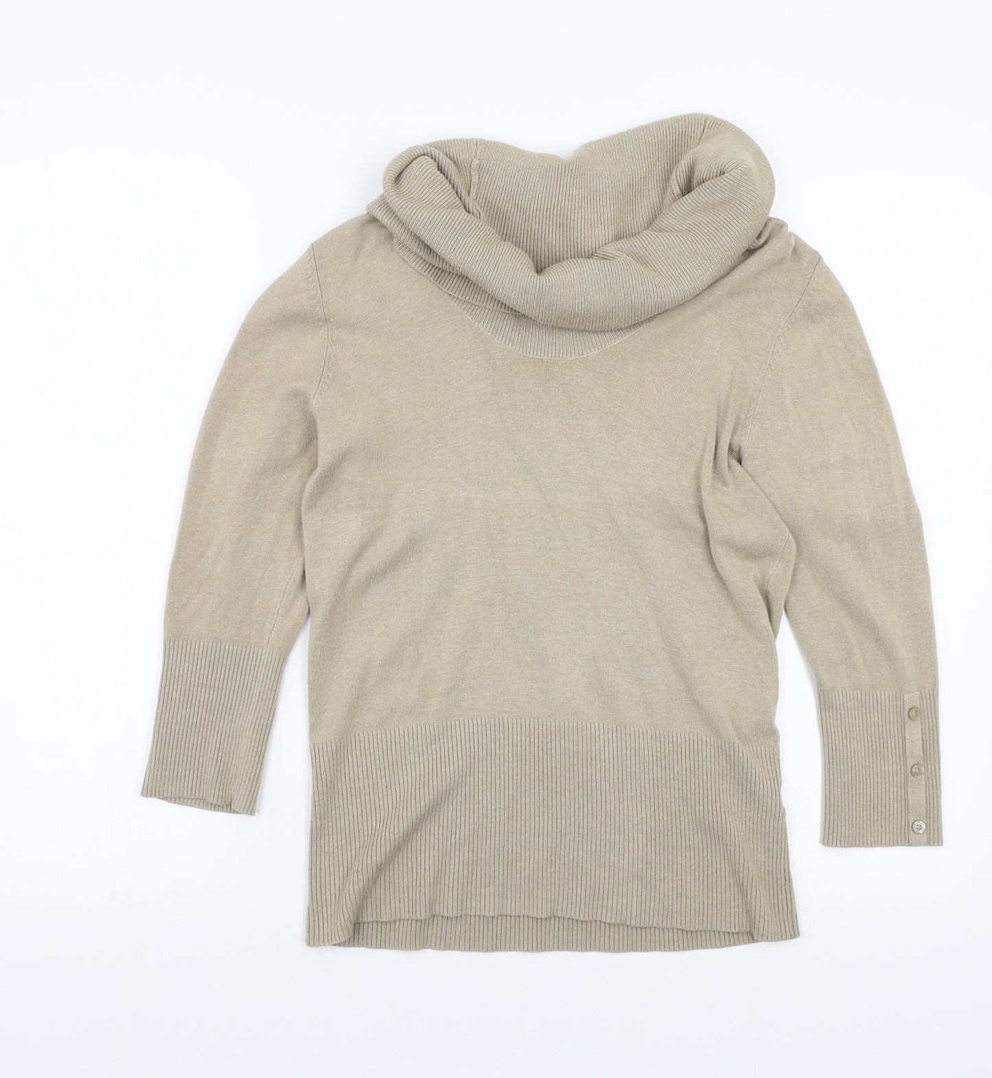 Principles Womens Beige  Knit Pullover Jumper Size 10