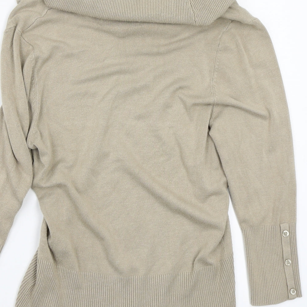 Principles Womens Beige  Knit Pullover Jumper Size 10