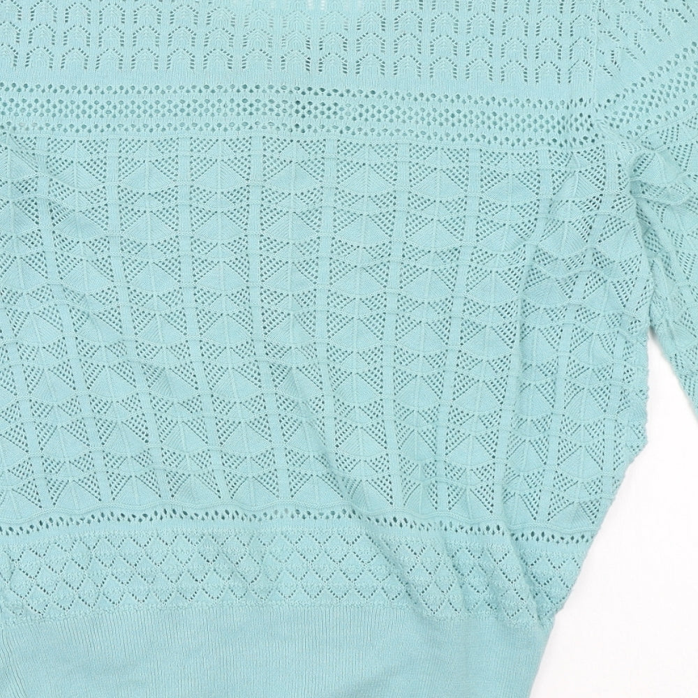 Monsoon Womens Blue   Cardigan Jumper Size M