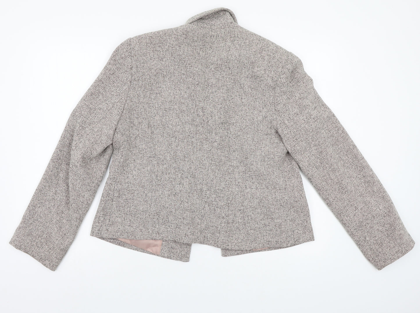 Primark Womens Multicoloured Herringbone  Jacket Blazer Size 14