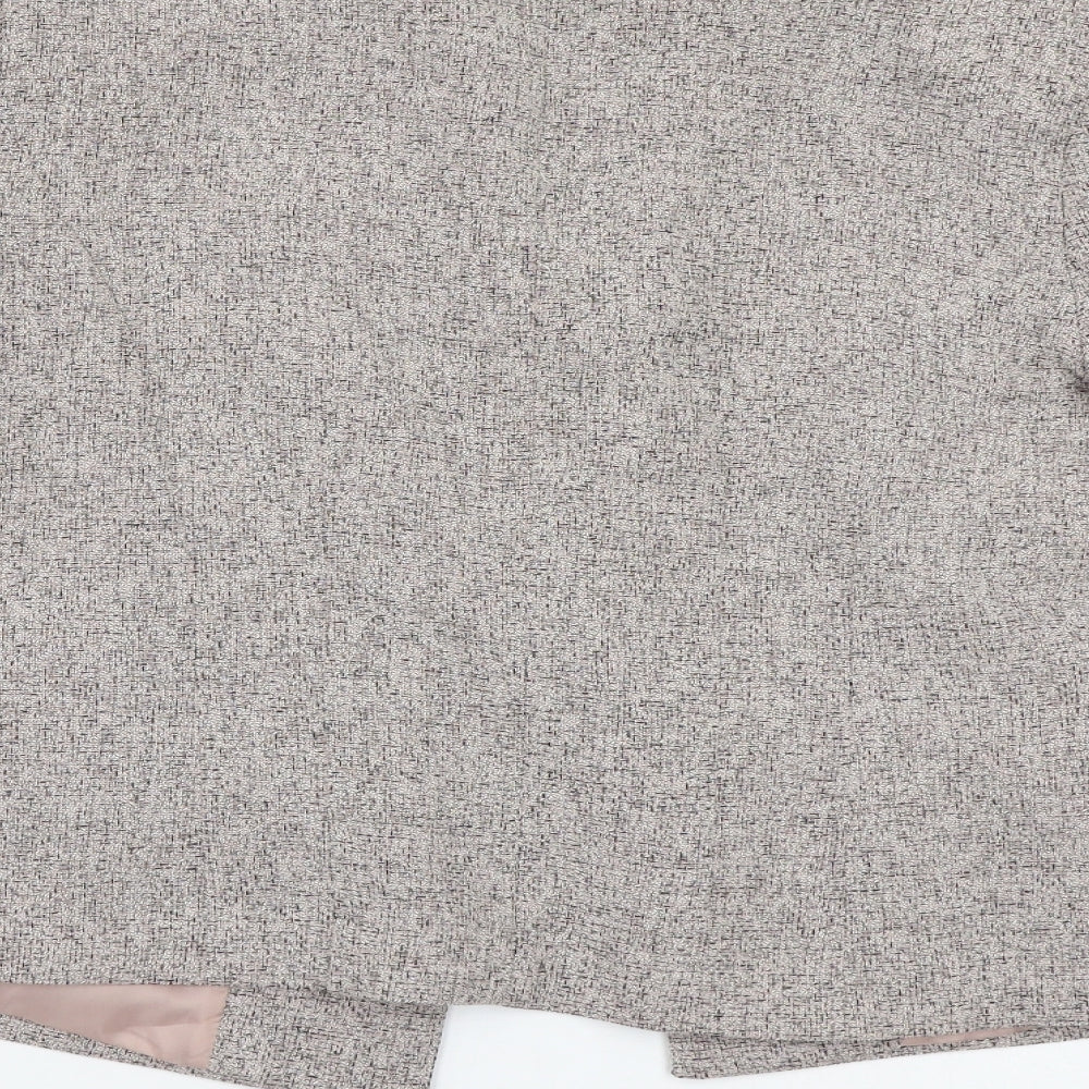 Primark Womens Multicoloured Herringbone  Jacket Blazer Size 14