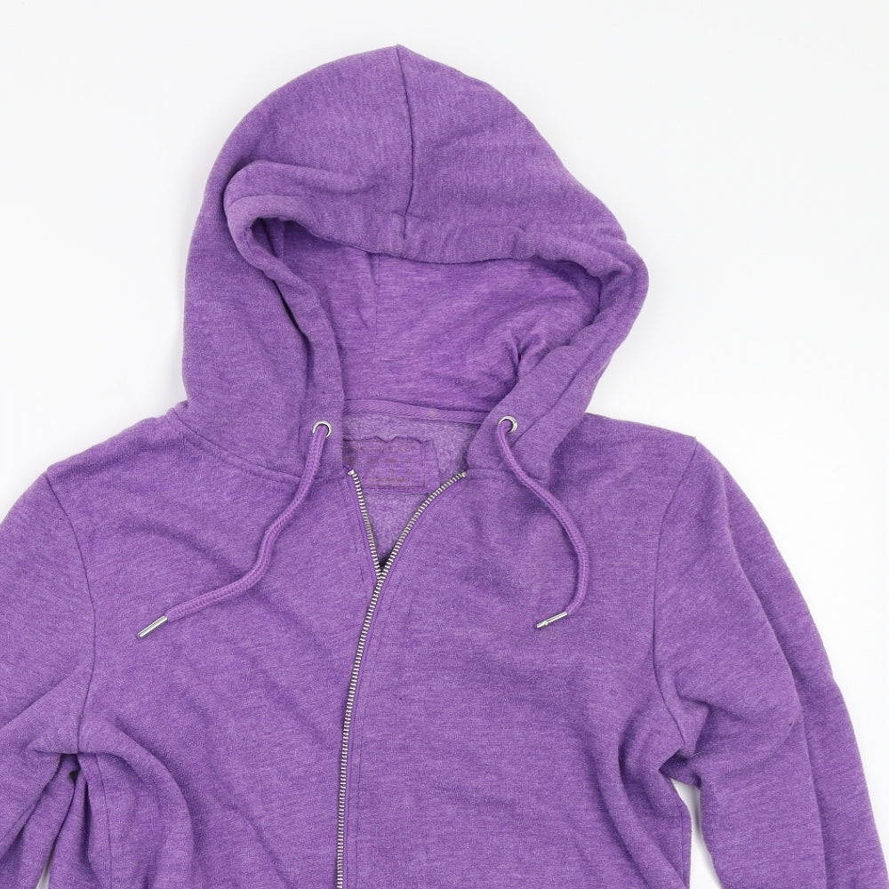 Primark Womens Purple   Full Zip Hoodie Size 12