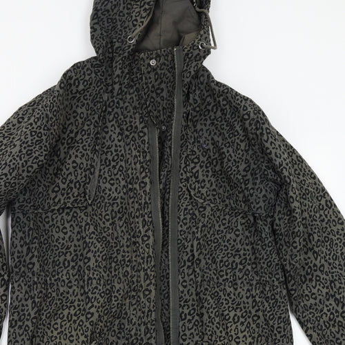 NEXT Womens Multicoloured Animal Print  Rain Coat Coat Size 8