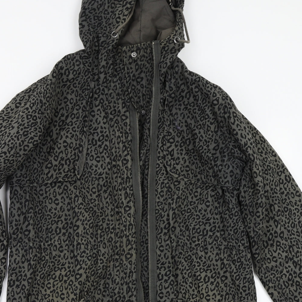NEXT Womens Multicoloured Animal Print  Rain Coat Coat Size 8