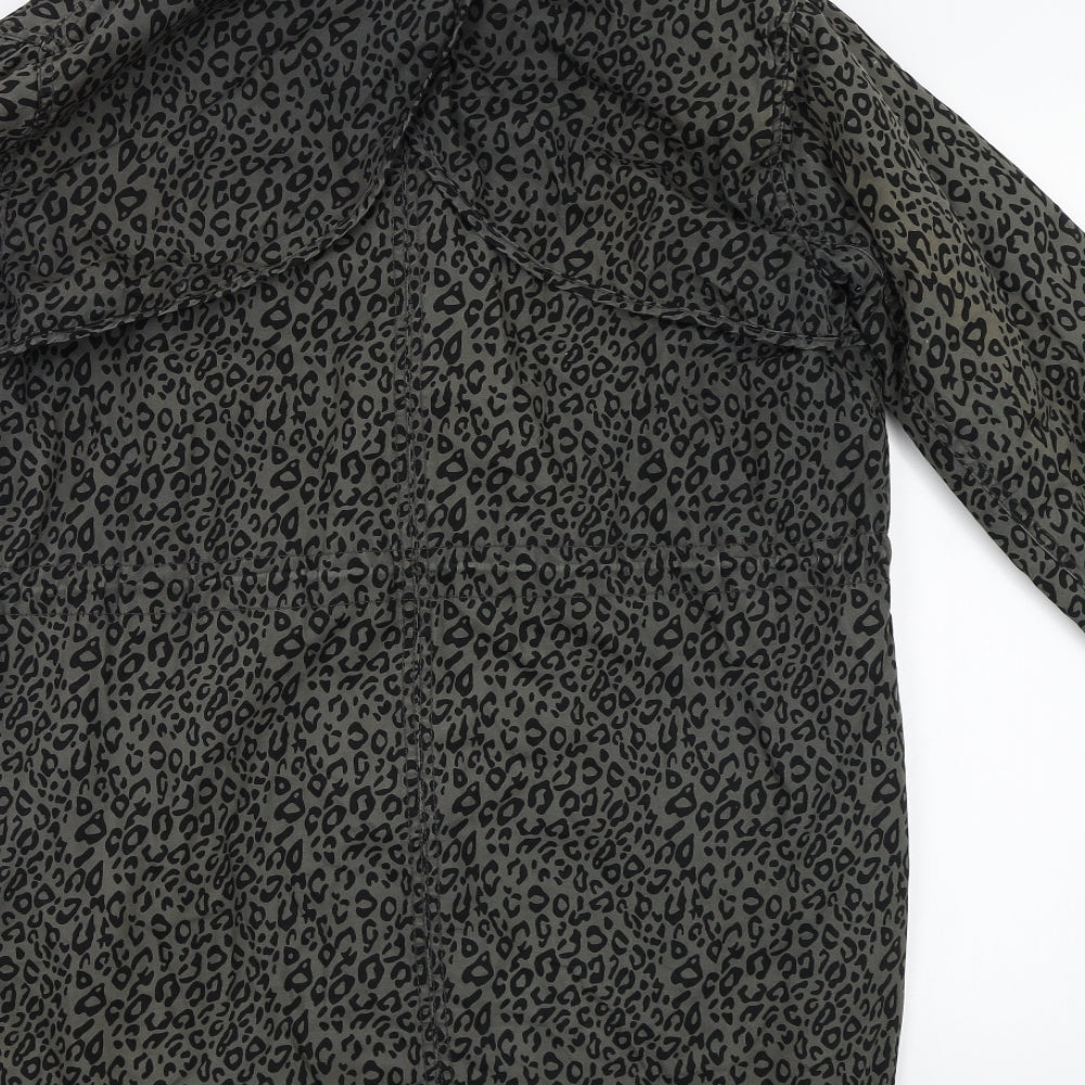 NEXT Womens Multicoloured Animal Print  Rain Coat Coat Size 8