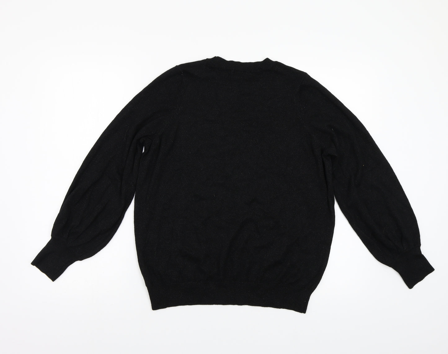 F&F Womens Black   Pullover Jumper Size 16