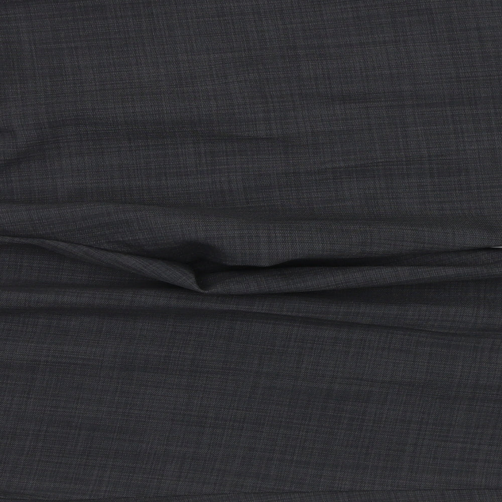 M&S Womens Grey Herringbone  Chino Trousers Size 18 L26.5 in