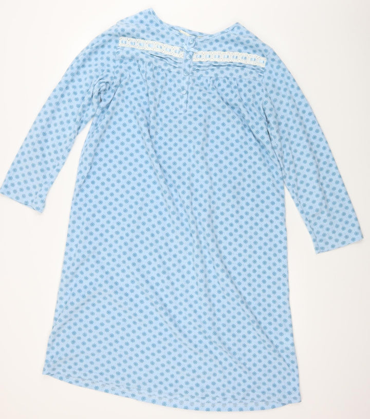 Inspiration Womens Blue Polka Dot   Dress Size 14
