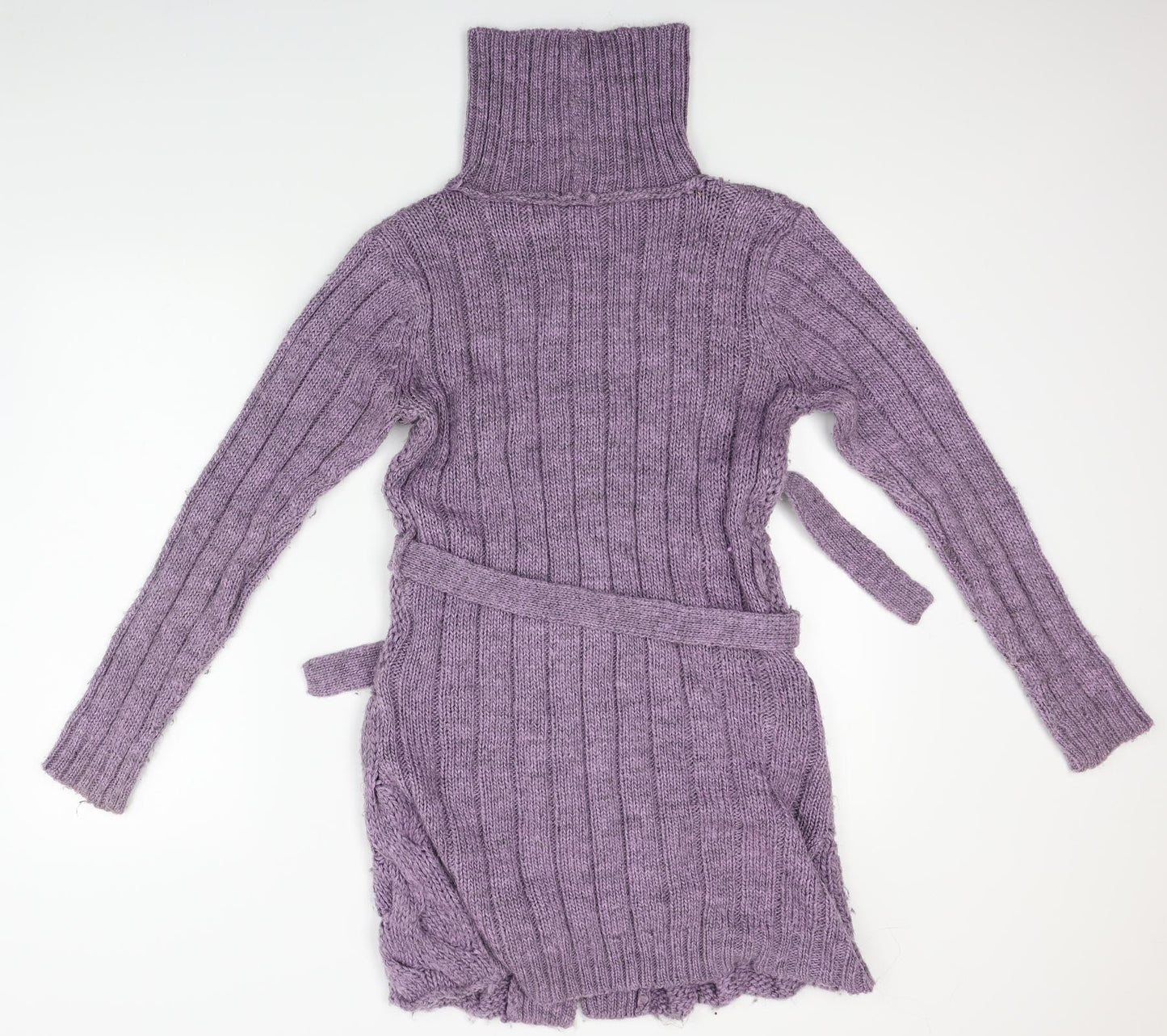 excellium Womens Purple  Knit Cardigan Jumper One Size