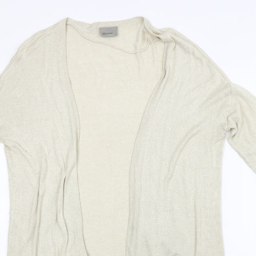 VERO MODA Womens Beige   Cardigan Jumper Size M