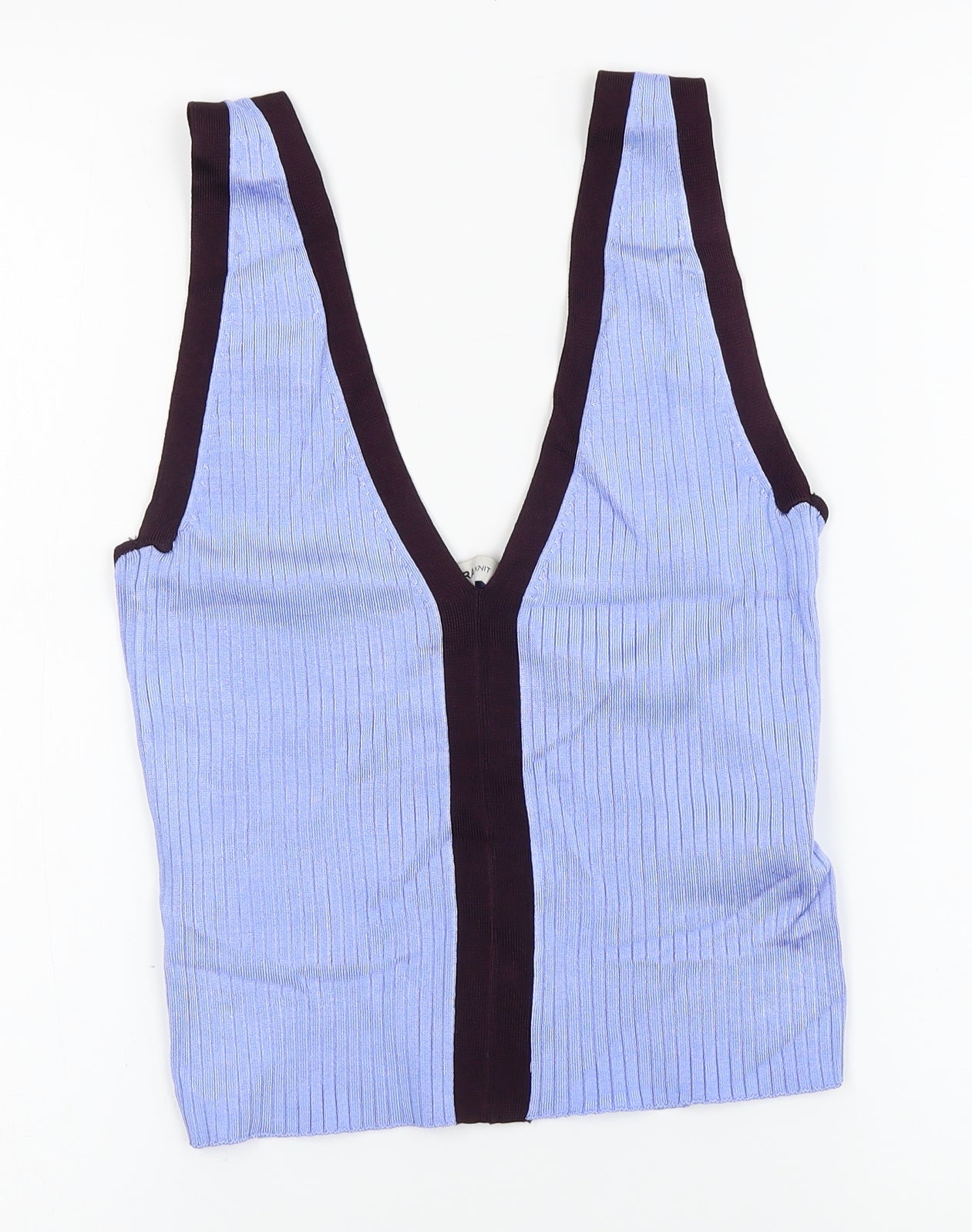 Zara Womens Blue   Basic Tank Size M
