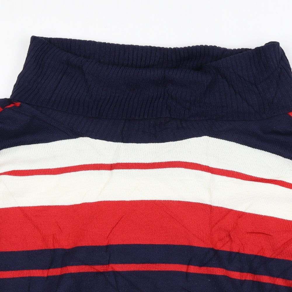 BHS Womens Blue Striped  Pullover Jumper Size 14