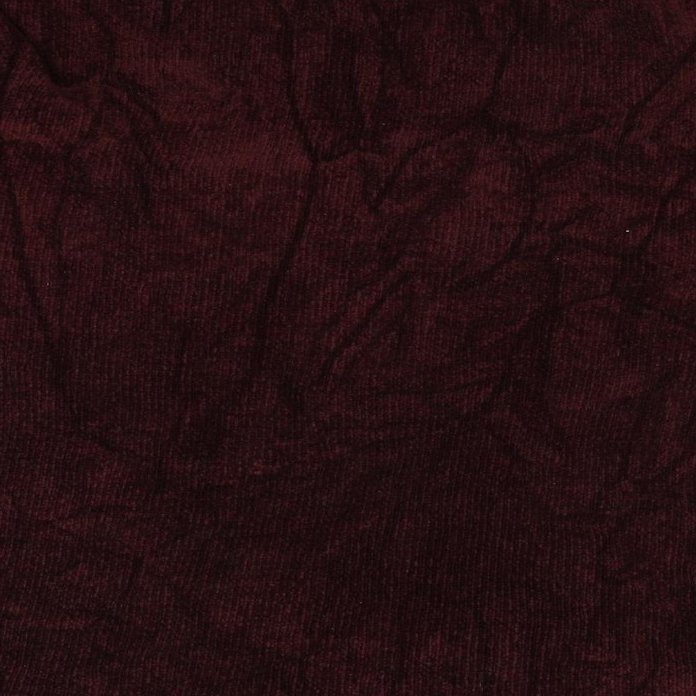 angela baraldi Mens Red  Corduroy Pullover Jumper Size L