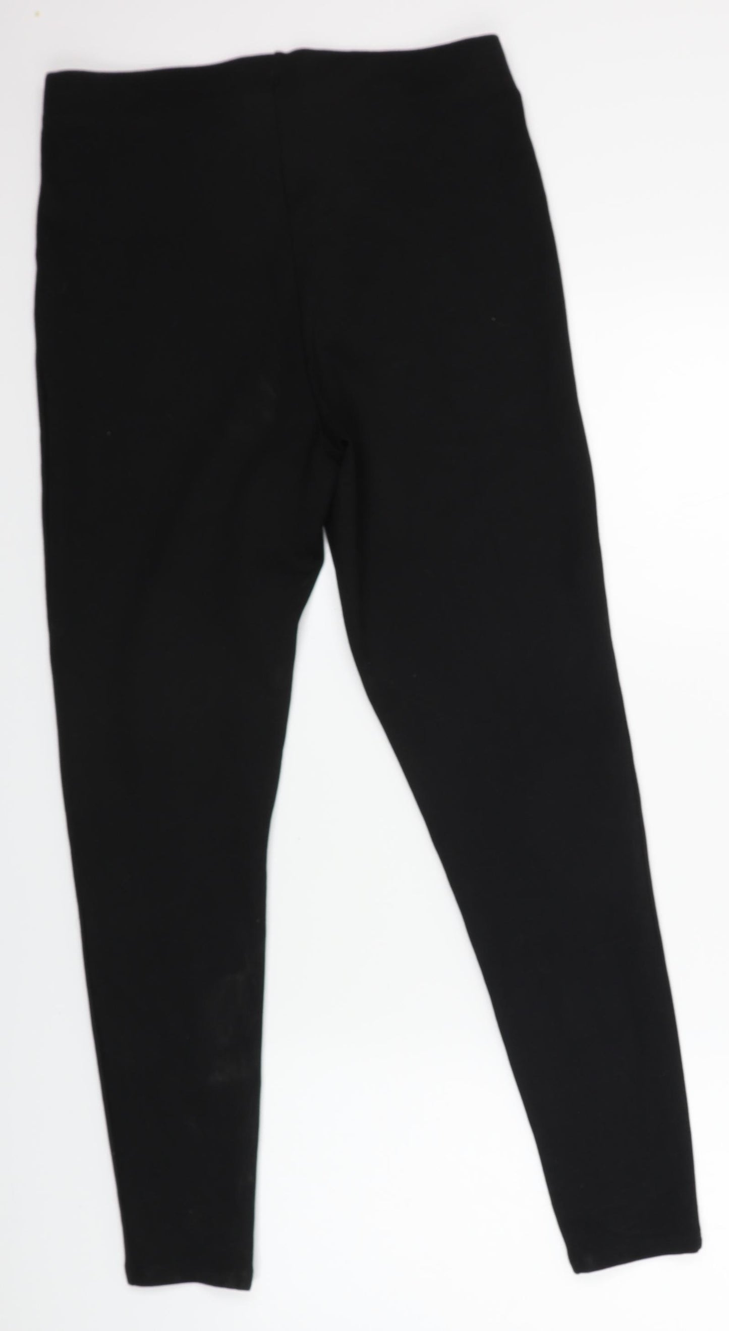 M&S Womens Black   Jogger Leggings Size 12 L26 in
