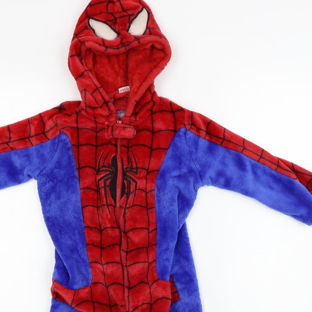 Primark Boys Red    One Piece Size 4-5 Years  - marvel, spiderman, costume
