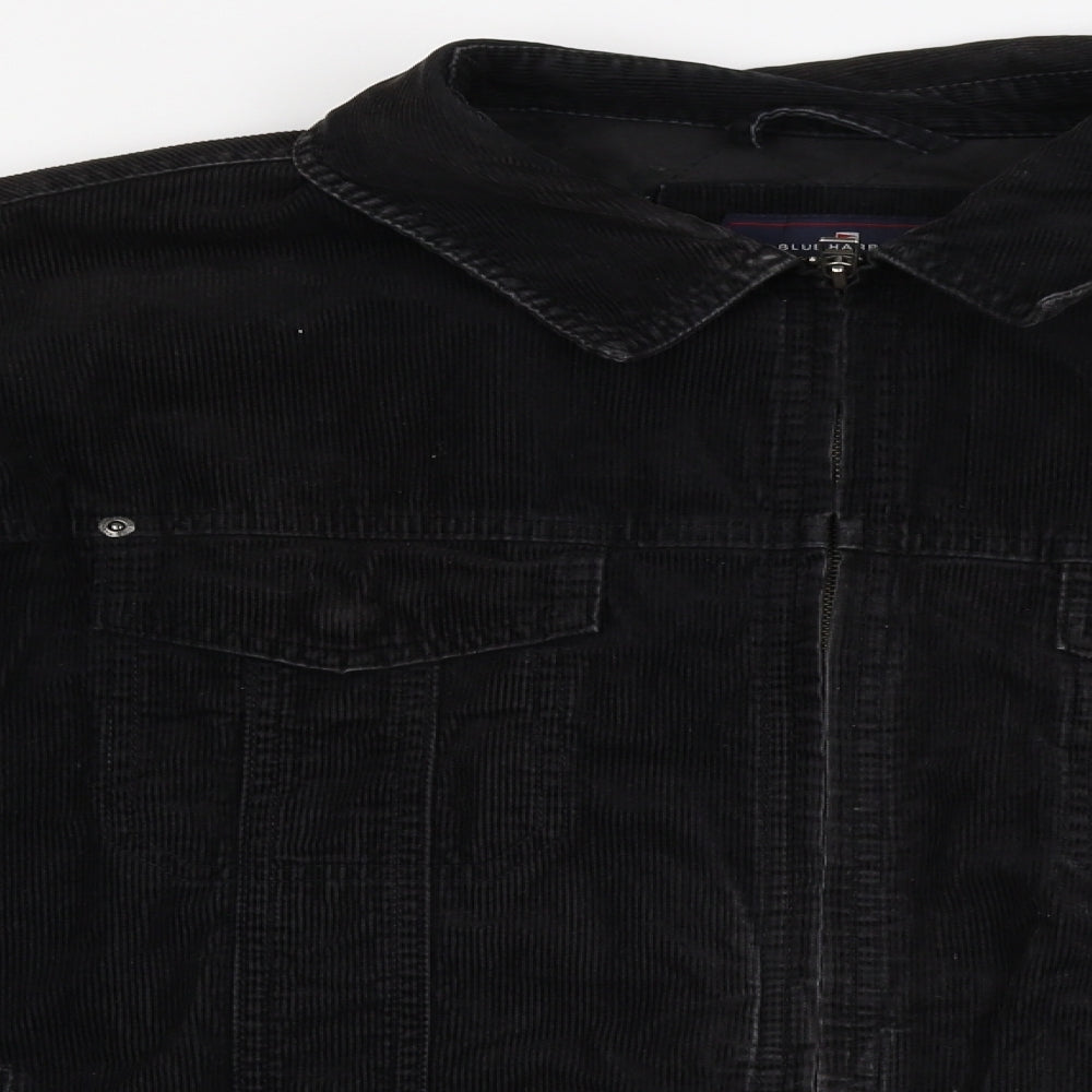 M&S Mens Black  Corduroy Jacket  Size XL