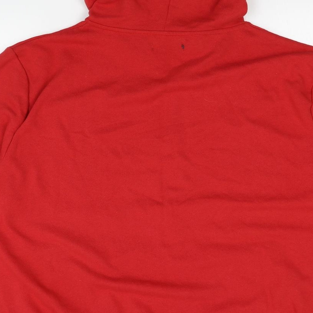 Studio Mens Red   Full Zip Hoodie Size XL