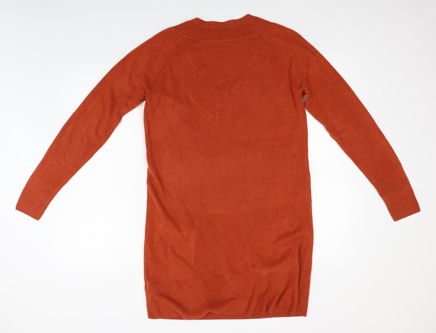TU Womens Orange   Jumper Dress  Size 12