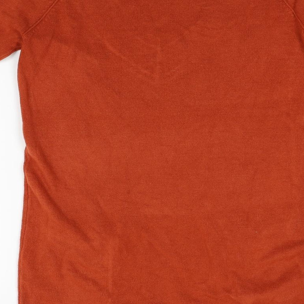 TU Womens Orange   Jumper Dress  Size 12
