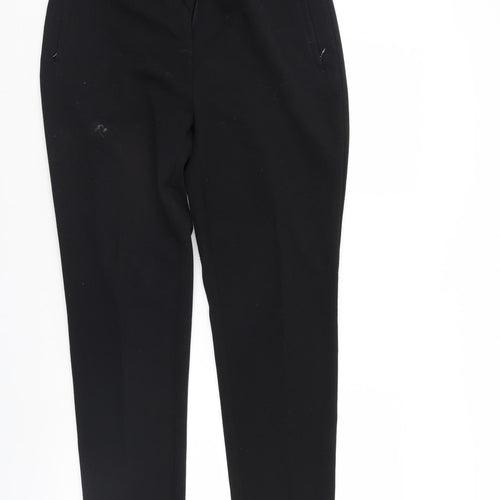 M&S Womens Black   Sweatpants Trousers Size 14 L29 in
