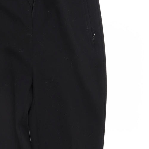 M&S Womens Black   Sweatpants Trousers Size 14 L29 in