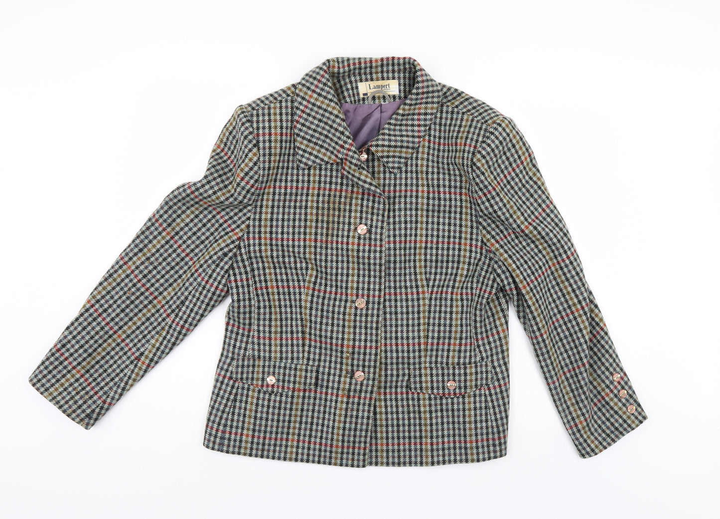 Lampert Womens Multicoloured Herringbone  Jacket Suit