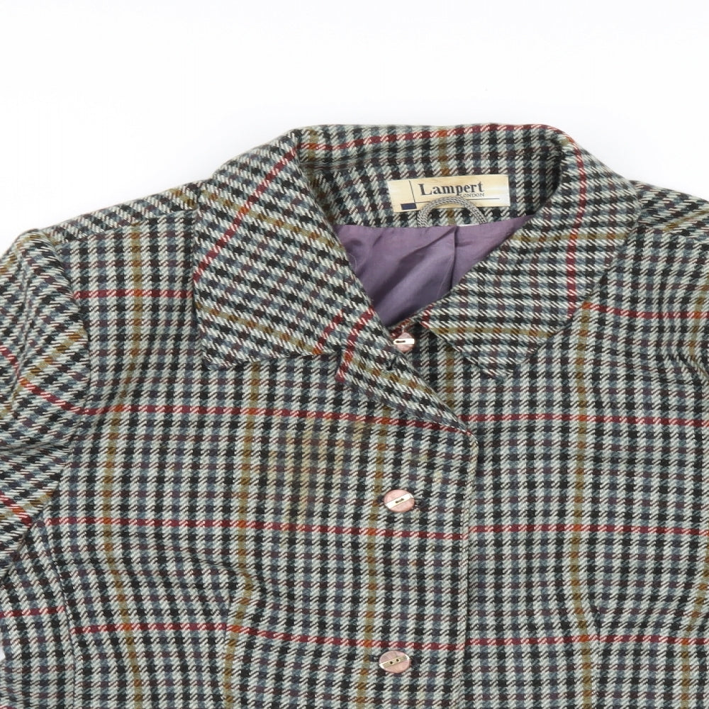 Lampert Womens Multicoloured Herringbone  Jacket Suit