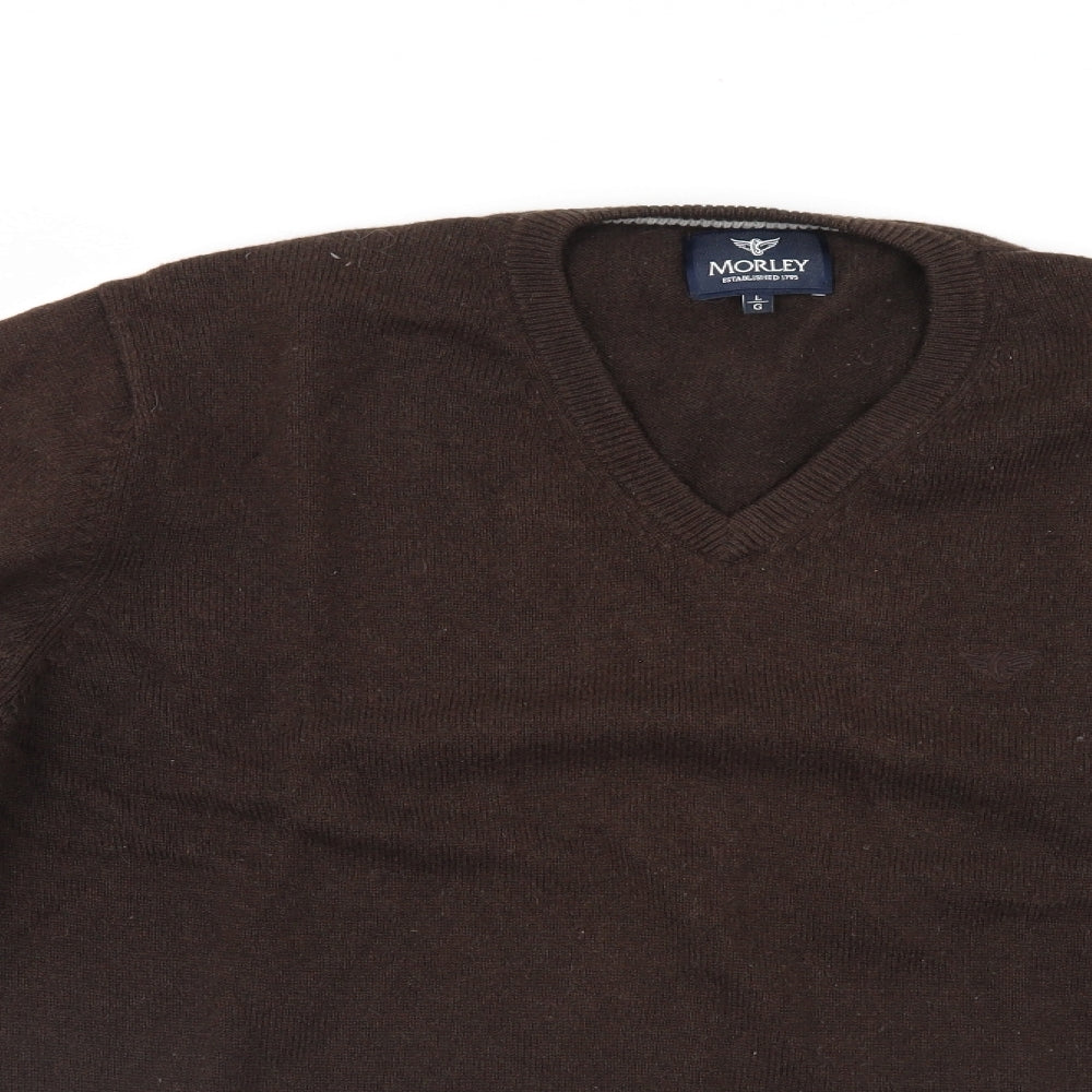 Morley Mens Brown   Pullover Jumper Size L