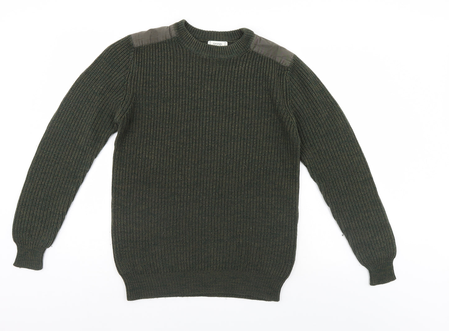 George Mens Green   Pullover Jumper Size M
