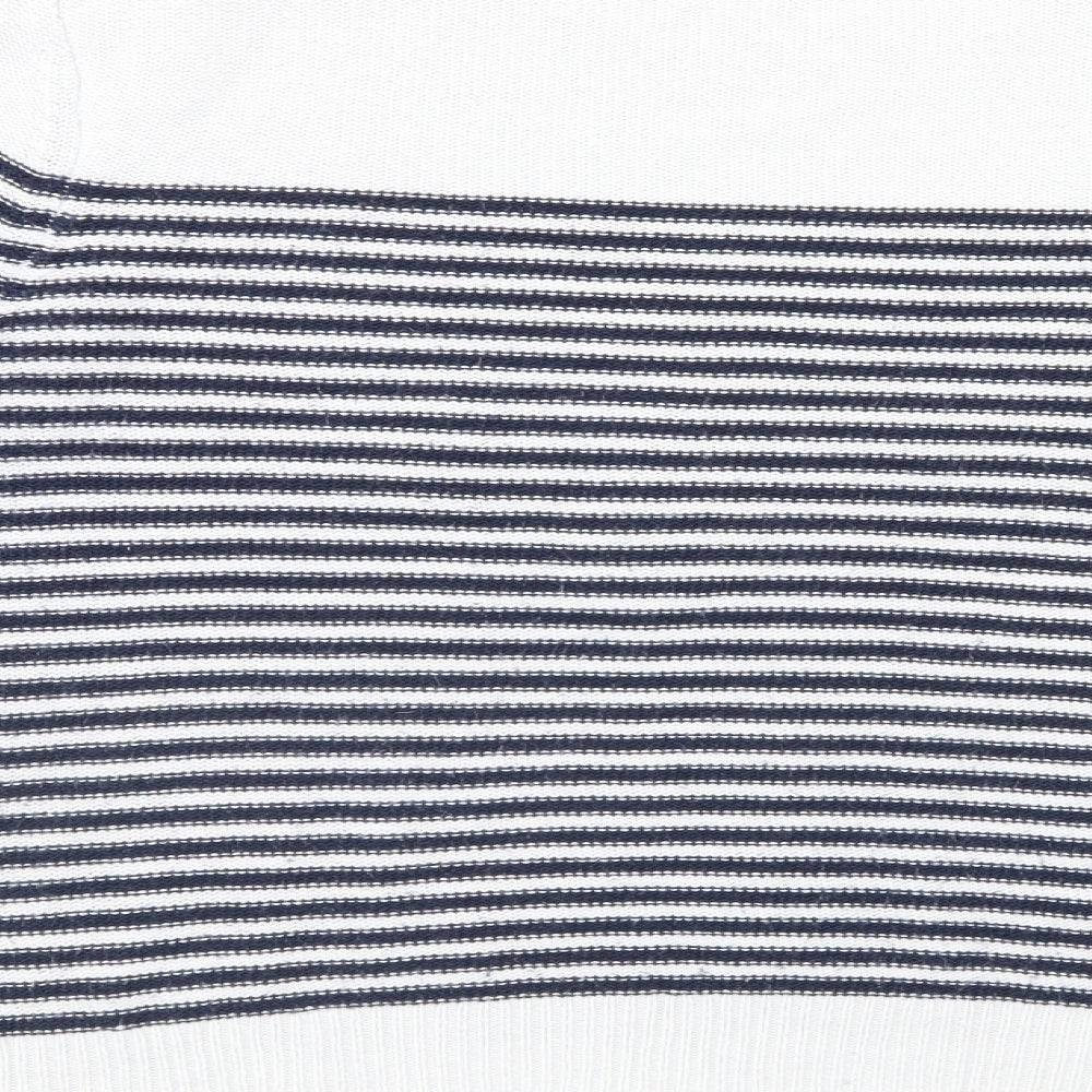 Warehouse Womens Blue Striped  Pullover Jumper Size 16