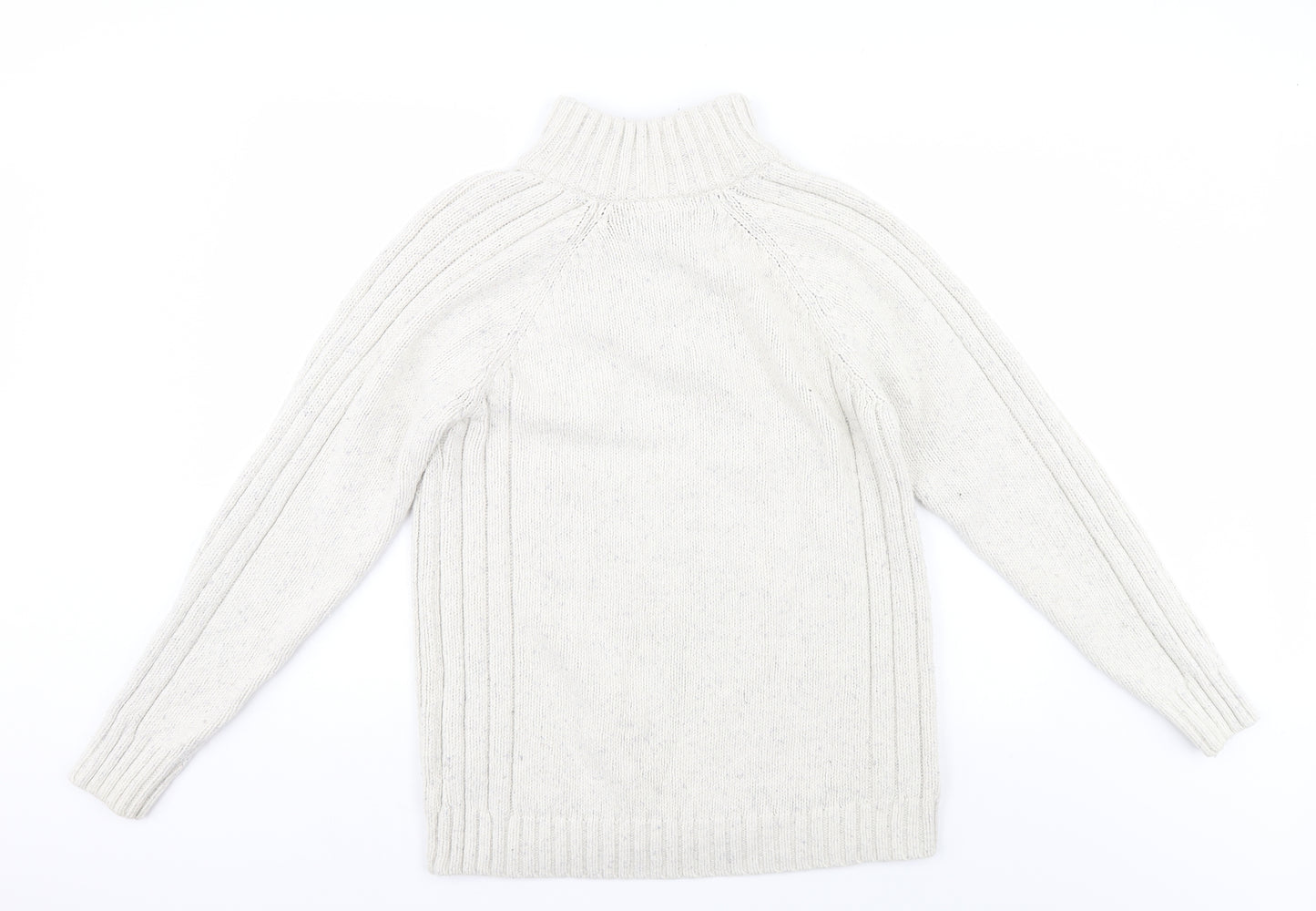 Boston Crew Mens White   Pullover Jumper Size M