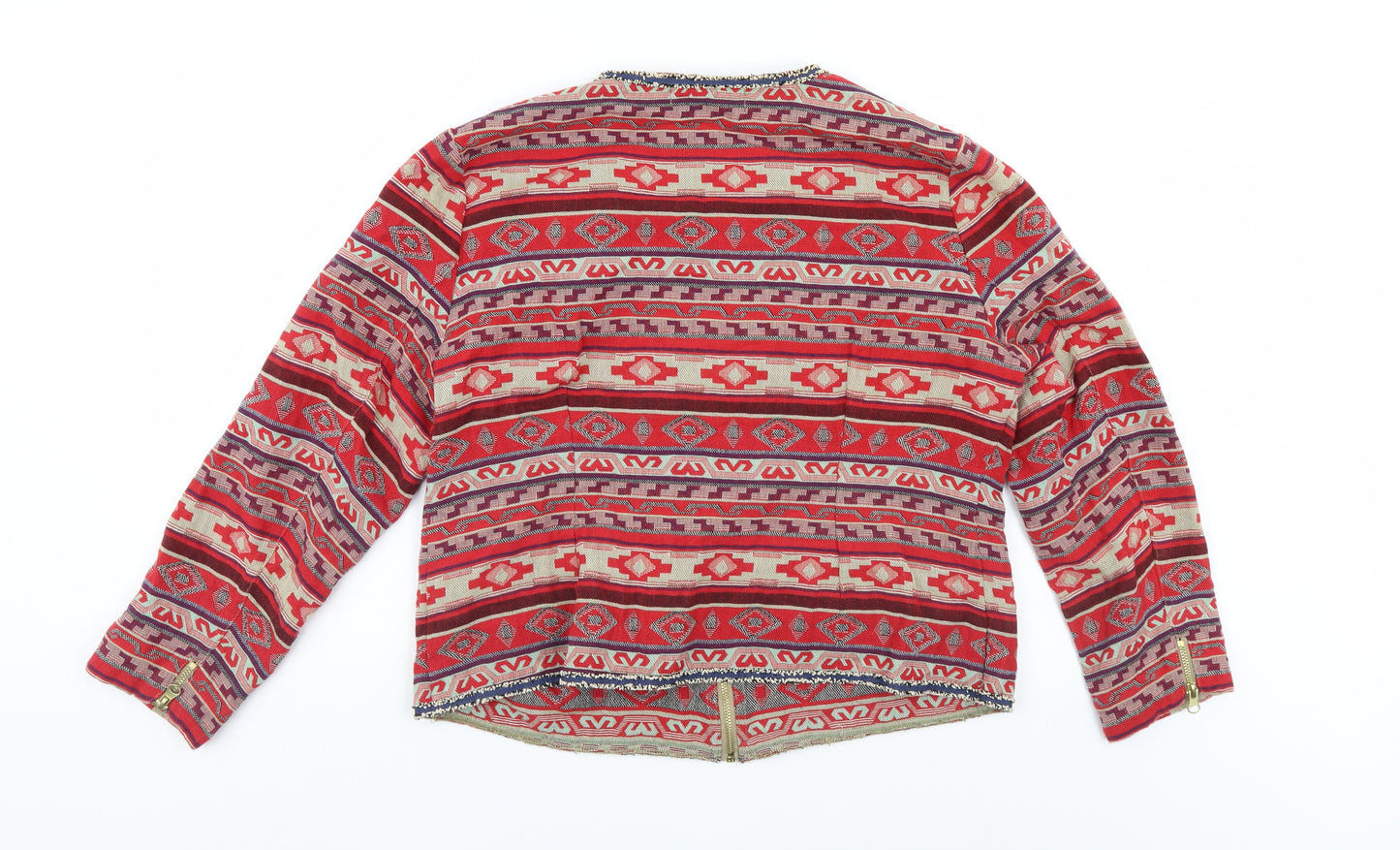 Dorothy Perkins Womens Multicoloured Geometric  Jacket  Size 18