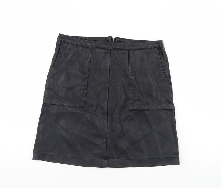 NEXT Womens Black A-Line Skirt Size 8