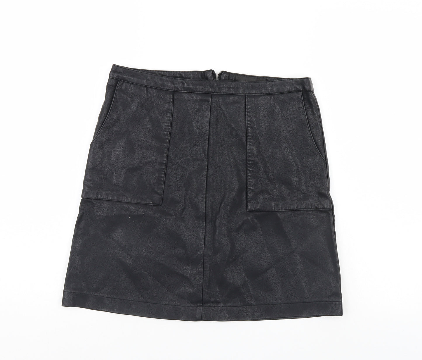NEXT Womens Black   A-Line Skirt Size 8