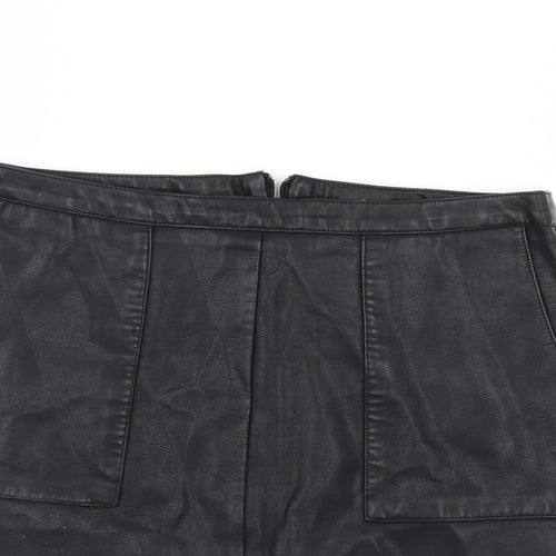 NEXT Womens Black   A-Line Skirt Size 8