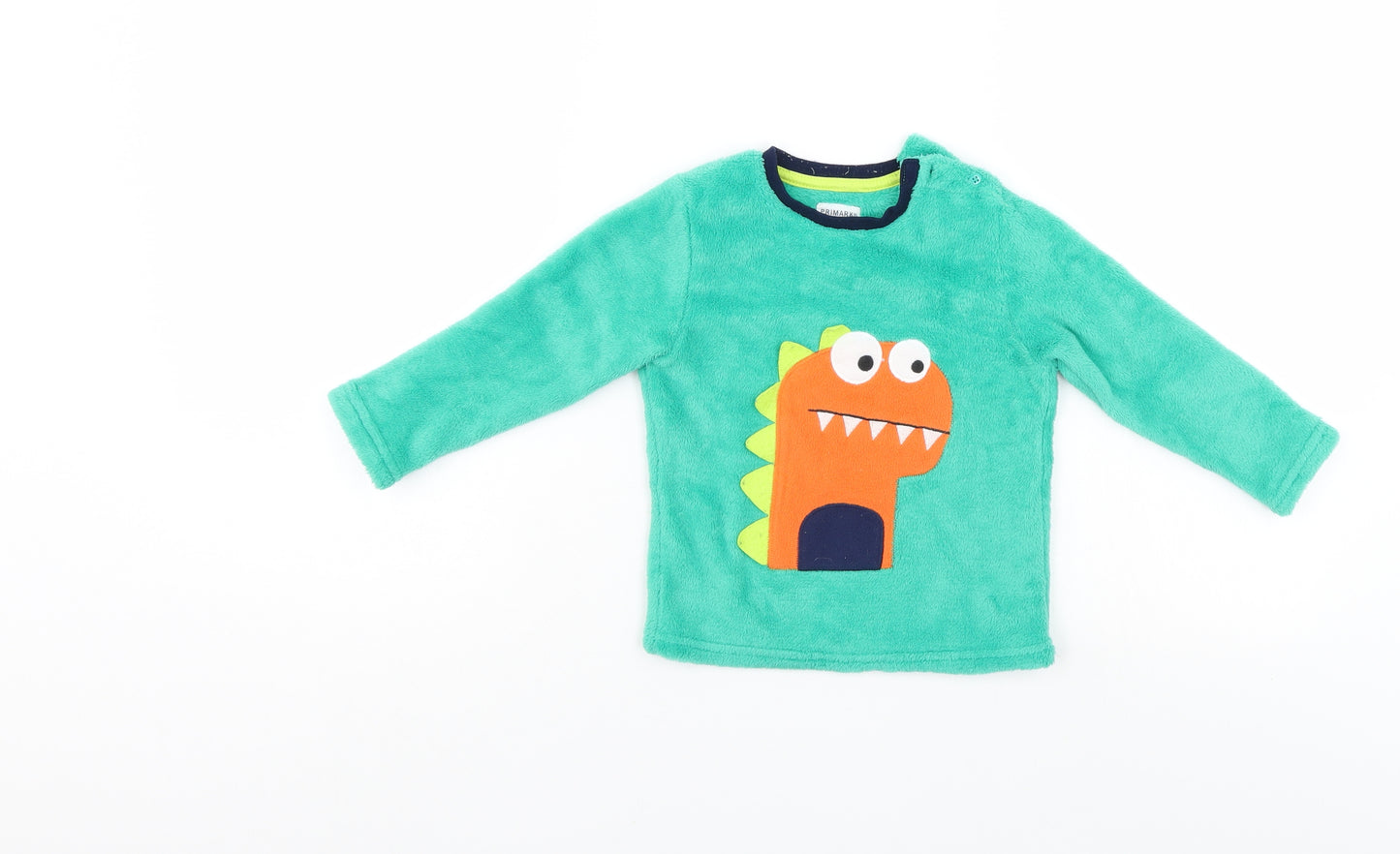 Primark Boys Green   Henley Jumper Size 18-24 Months