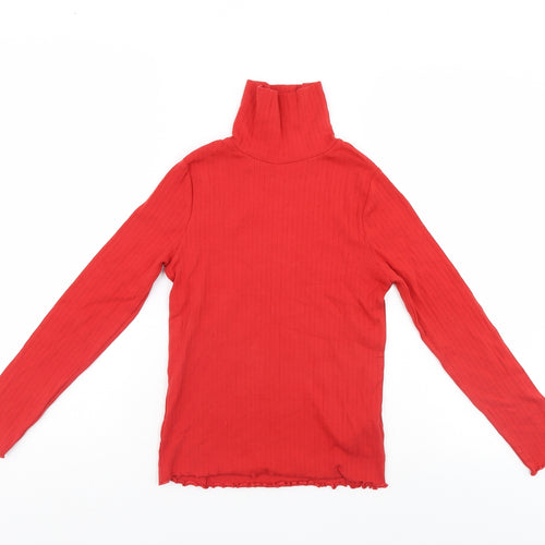 M&S Girls Red   Pullover Jumper Size 10-11 Years