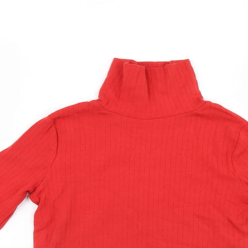 M&S Girls Red   Pullover Jumper Size 10-11 Years
