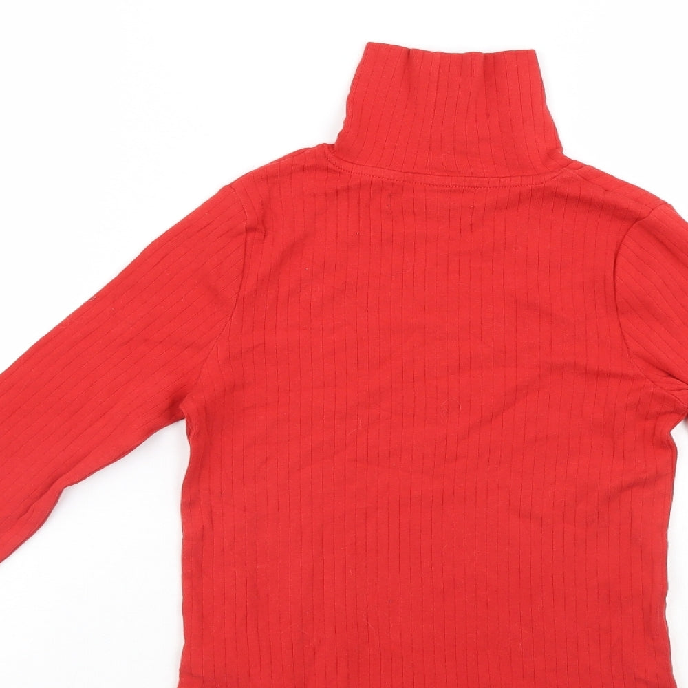M&S Girls Red   Pullover Jumper Size 10-11 Years
