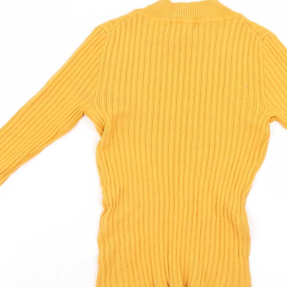 Primark Womens Yellow   Pullover Jumper Size 10