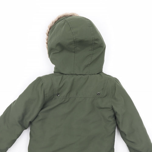 M&Co Boys Green   Overcoat Coat Size 2-3 Years