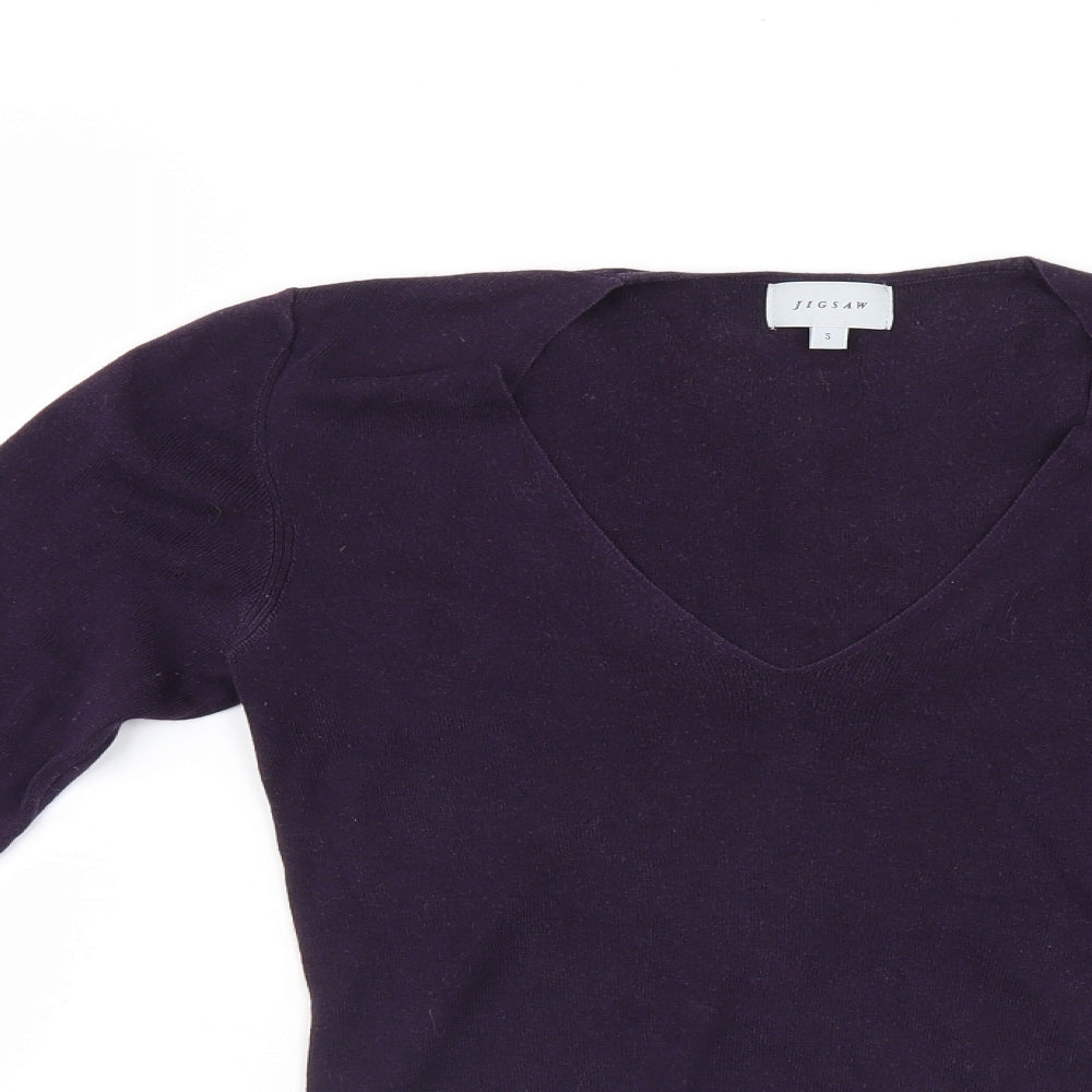 Jigsaw Womens Purple   Pullover Jumper Size S