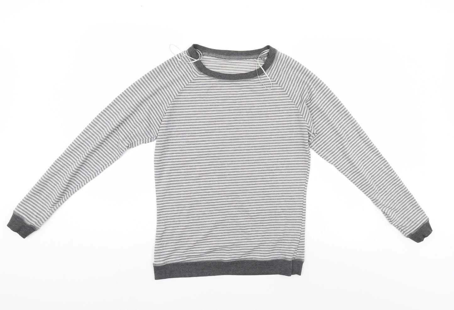 George Womens Grey Striped  Pullover Jumper Size 10