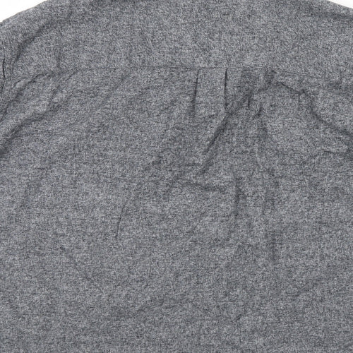 Easy Mens Grey    Button-Up Size 3XL